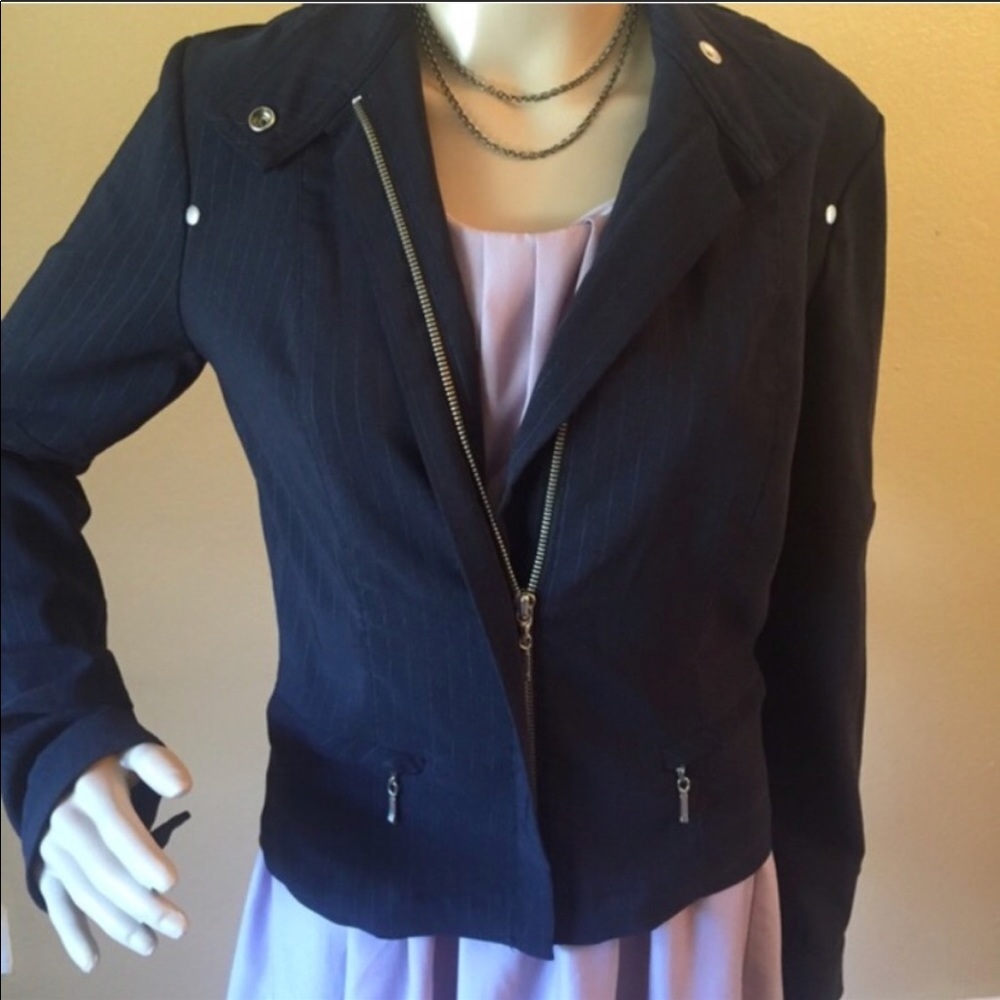 Navy Blue Rampage Jacket - Picture 1 of 5